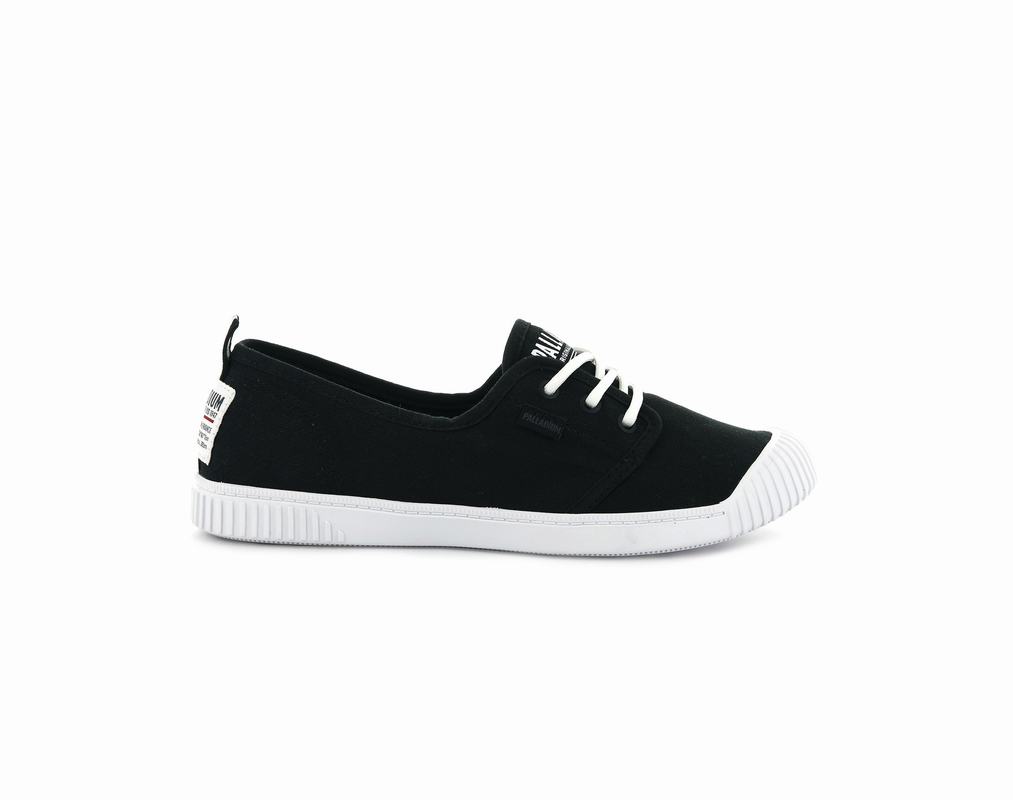 Palladium Easy Sl Womens Low Top Sneakers Black Australia [GOEQKP-614]